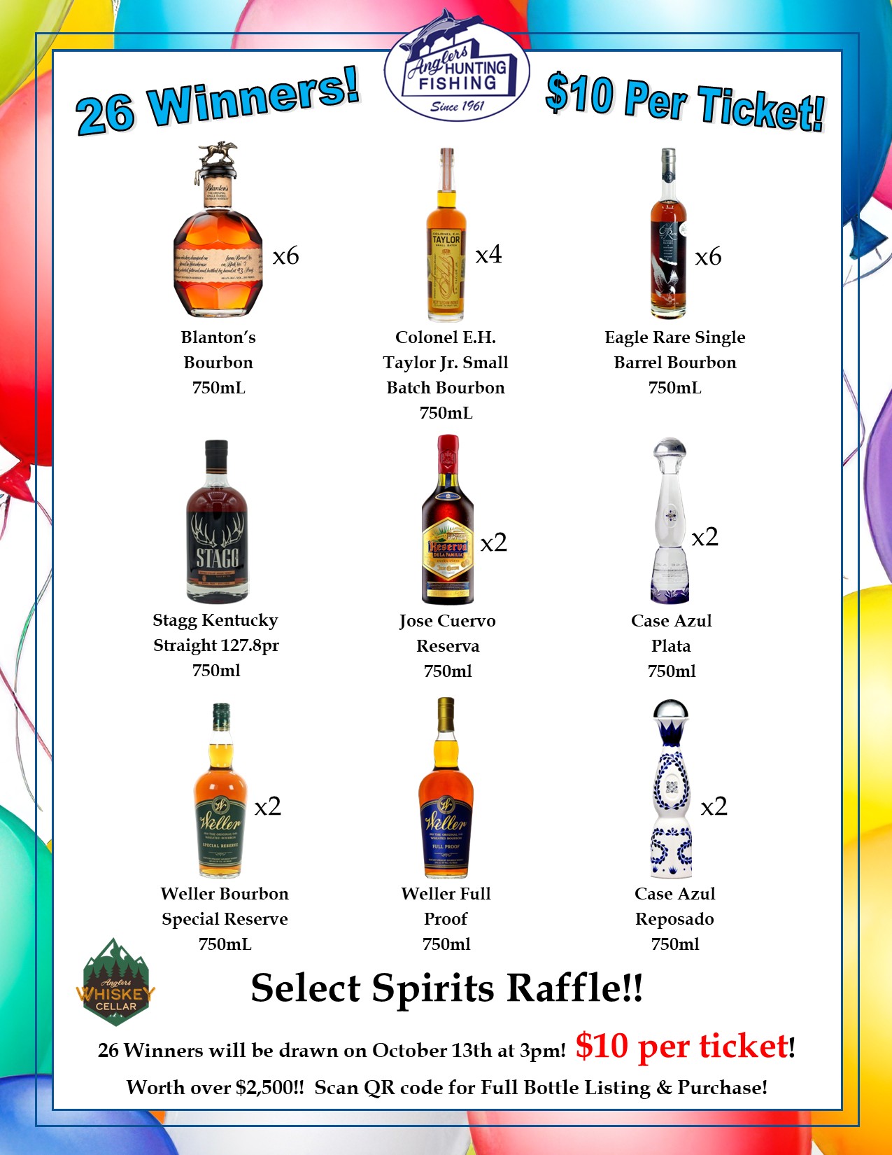 Select Spirits Raffle Ticket